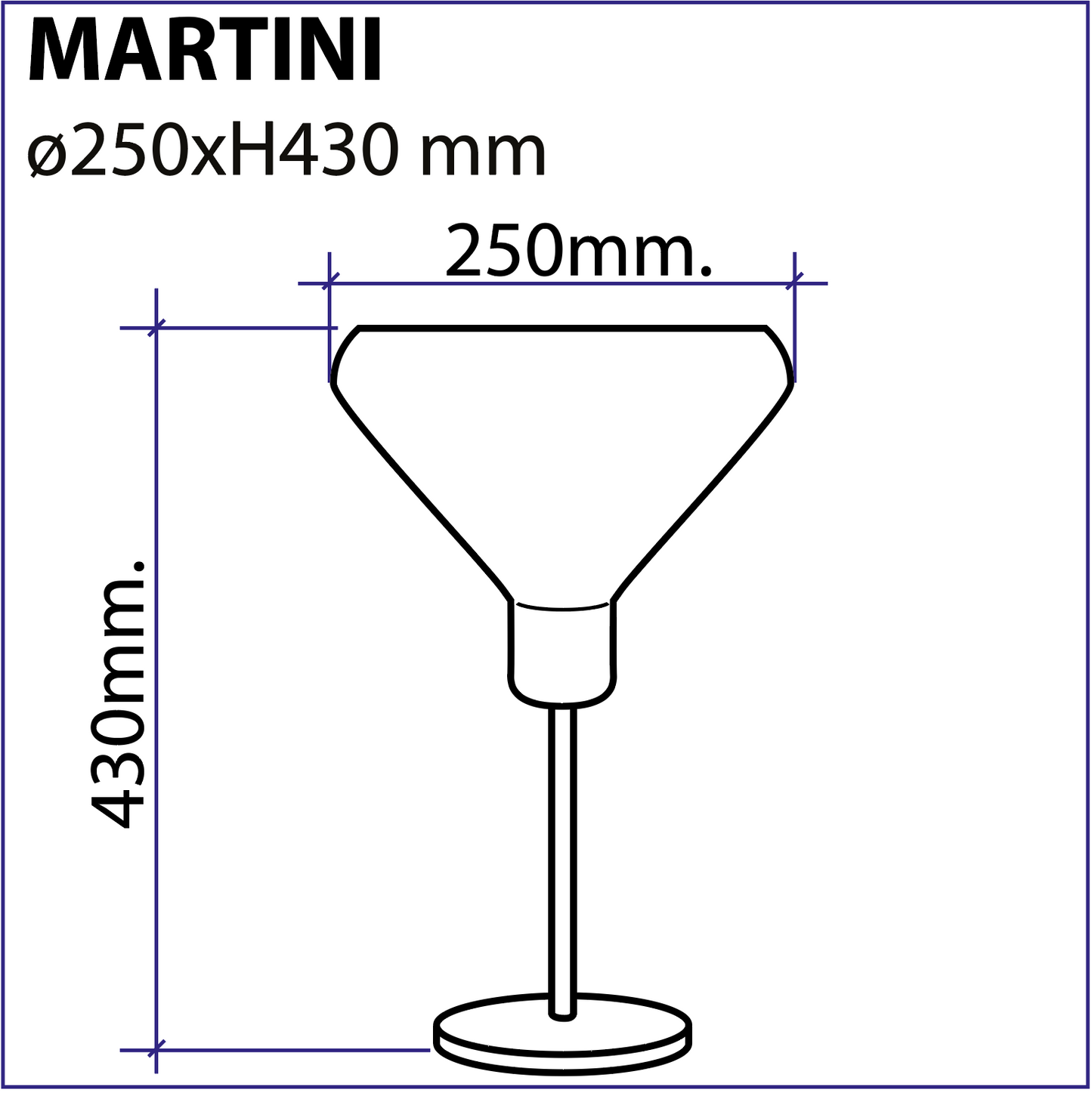 Lampada MARTINI, Lampada ornamentale, Lampada da tavolo